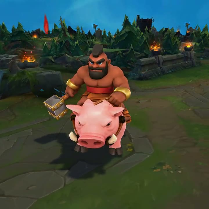 Hog Rider Sejuani İspanyol boğası emote