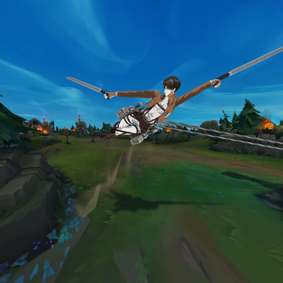 Levi Ackerman Akshan LoL Custom Skin