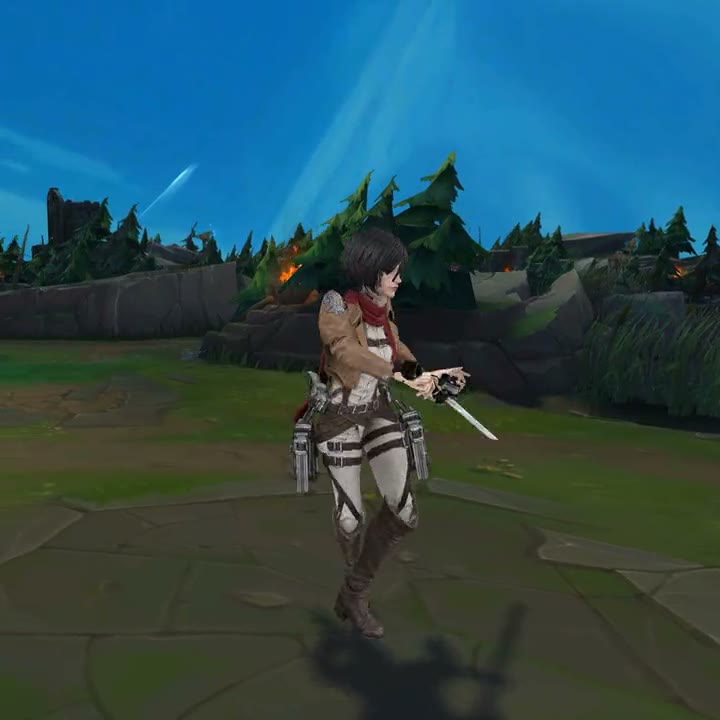 Mikasa Ackerman Fiora dance